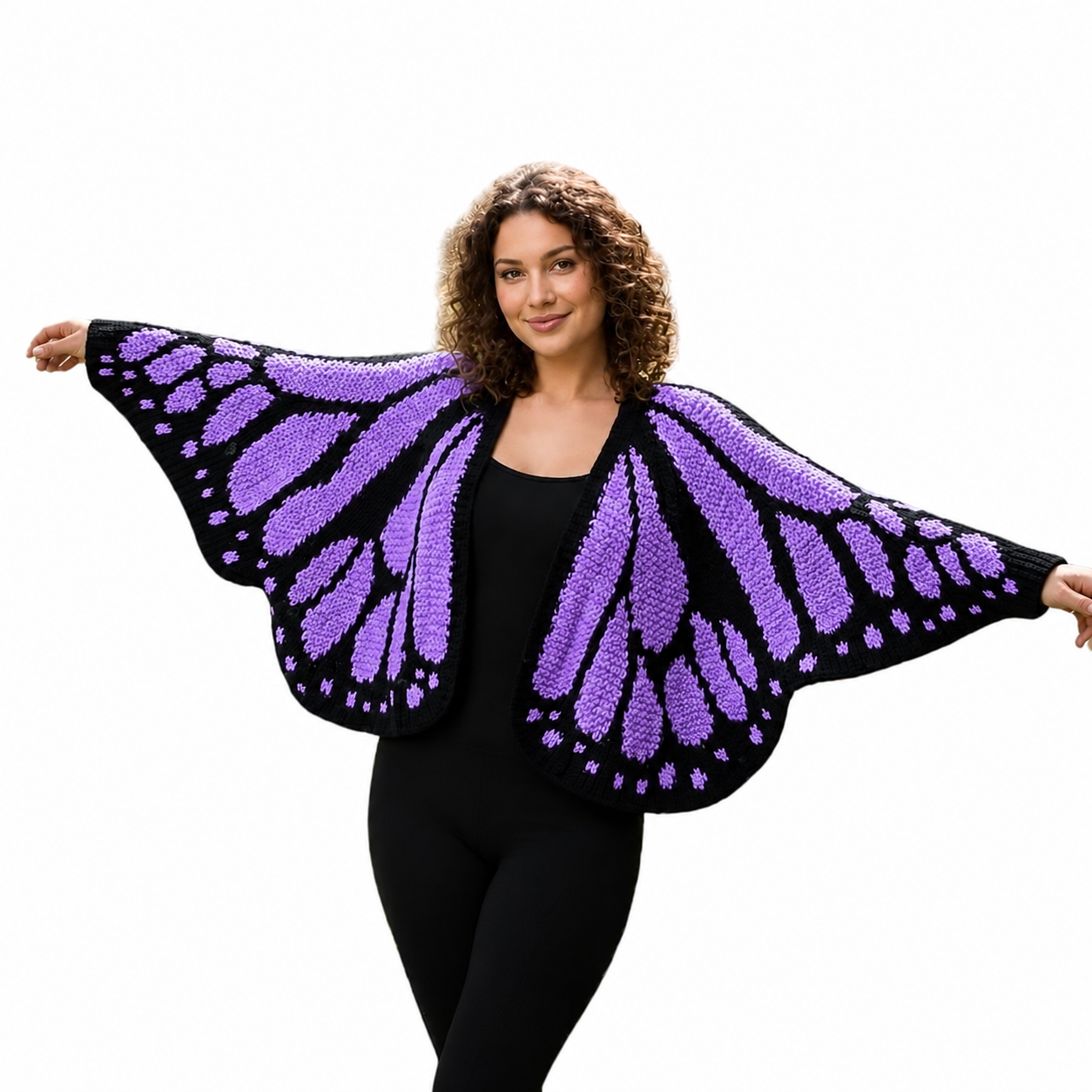 Quincy's Handmade Butterfly Cardigan